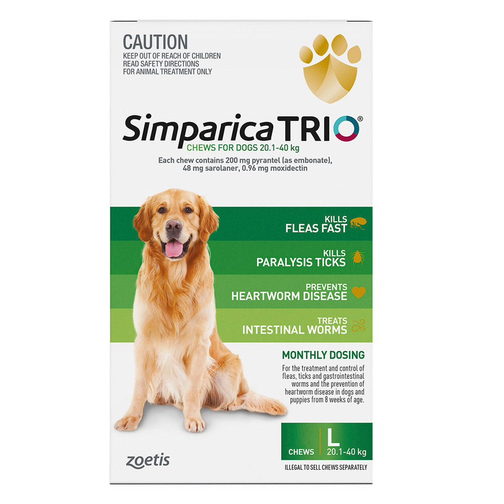 Buy Simparica Trio for Dogs at Lowest Price Online in Australia