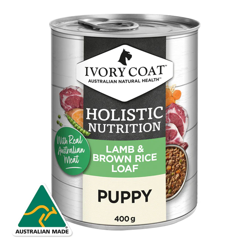 Ivory Coat Holistic Nutrition Lamb & Brown Rice Loaf Puppy Wet Food