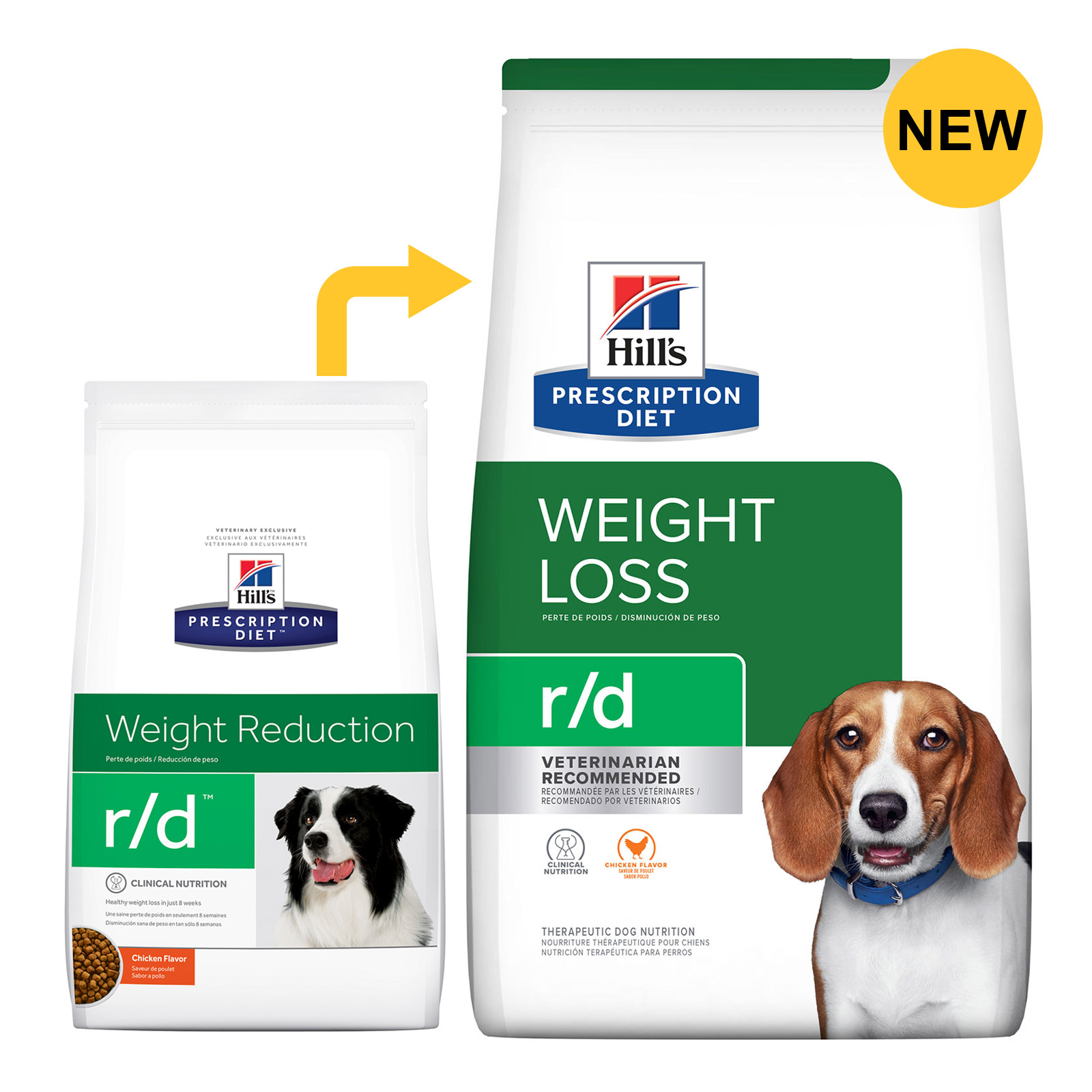 Hill s Prescription Diet R D Canine Weight Reduction with Chicken Dry