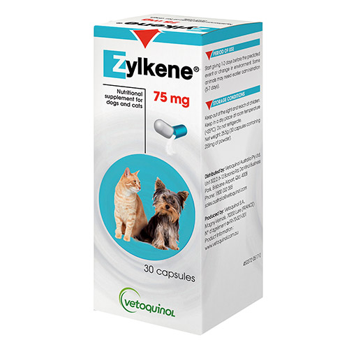 Buy Zylkene For Dogs And Cats 75 Mg - Free Shipping
